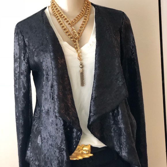 Jessica Simpson Jackets & Blazers - JESSICA SIMPSON MATERNITY SPARKLE JACKET SZ S